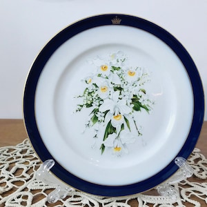 Vintage Royal Wedding Bouquets Limited Edition plate - Carl XVI Gustaf 1976 Silvia plate