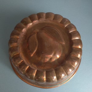 Vintage Copper Jello Mold - Vintage copper cake mold