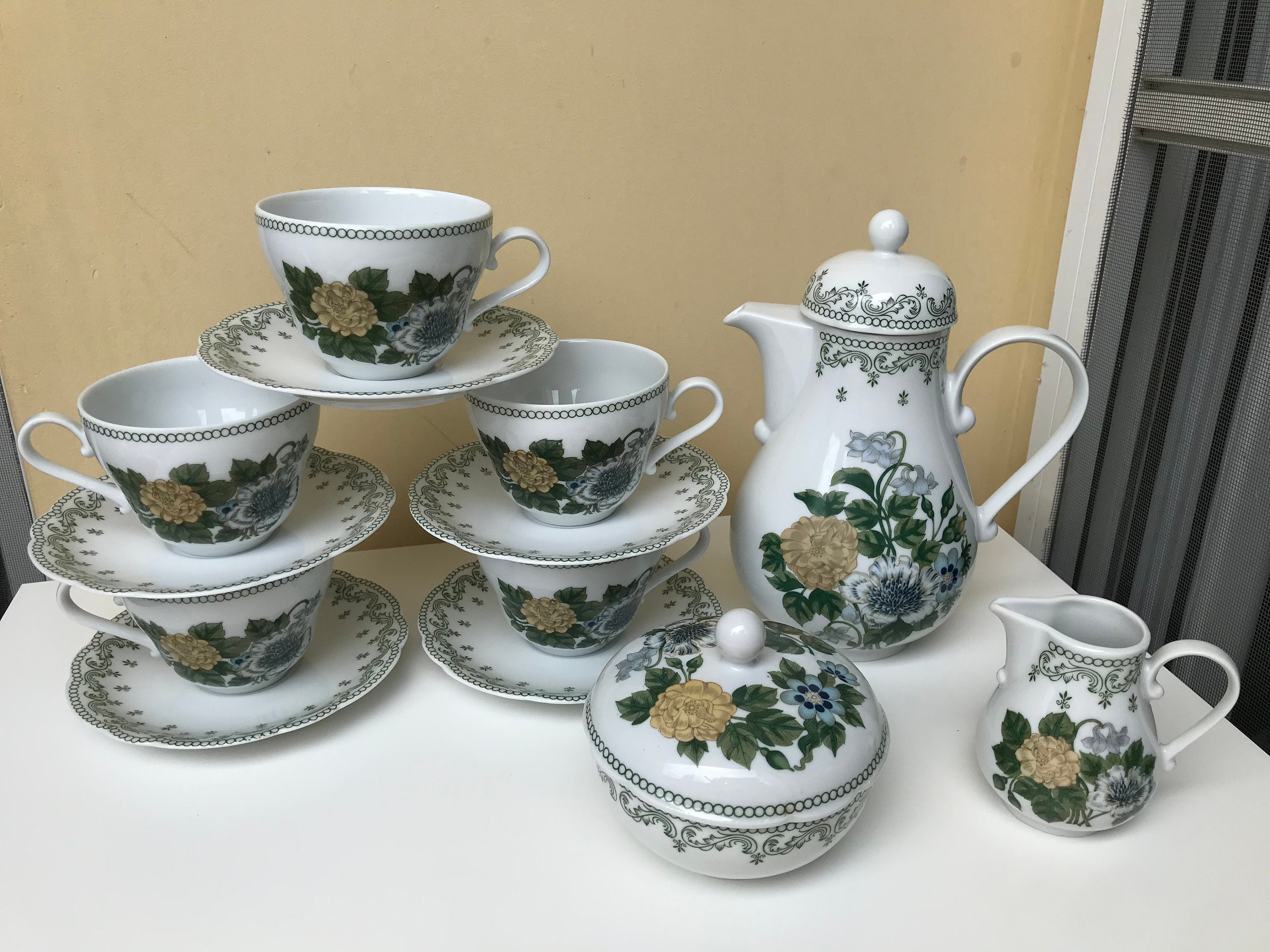 Vintage KAHLA GDR tea or coffee set Coffee or tea set 13 Etsy