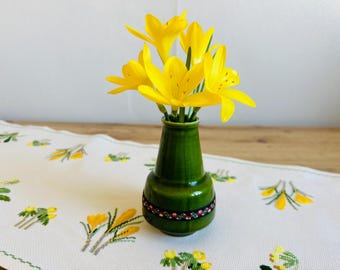 13インチ、大型花瓶、アールデコ調陶器花瓶、シュライス・グムンドナー