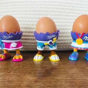 Milka Eggcup-Egg Cup-MILKA-Chicken-Blue Sandals-Easter-Children 