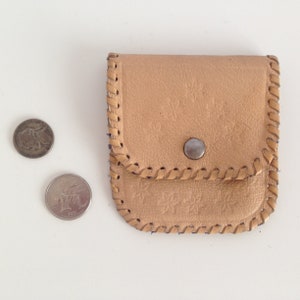 Echtleder Geldbörse - Vintage Leder Geldbörse - Münzen und banknoten Brieftasche - Vintage Münzbörse - Kleiner Leder Geldbeutel - Portemonnaie