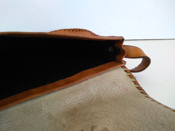 Vintage Genuine leather bag - Bag Of Genuine Calf… - image 6