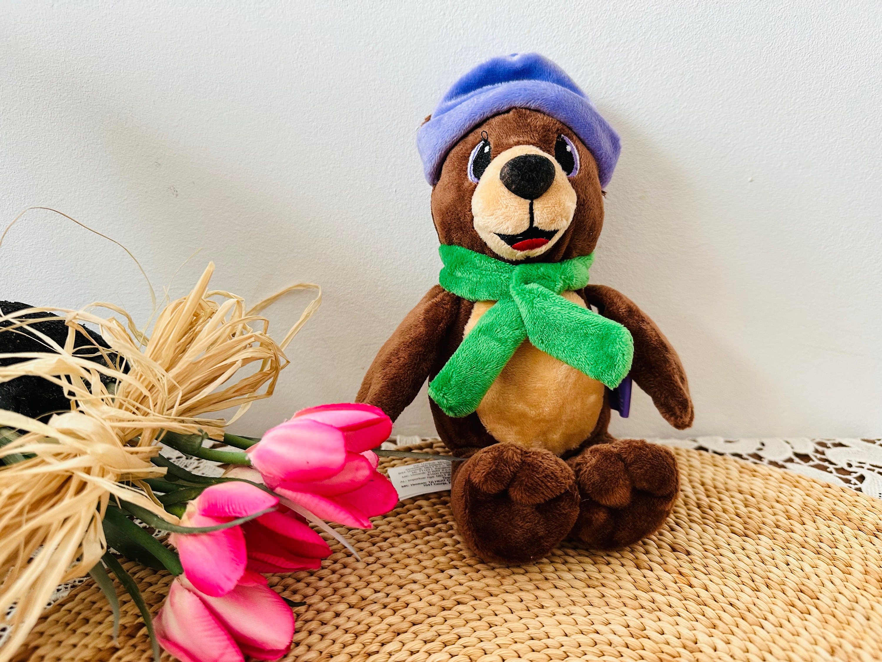 MILKA Plush Bear Toy Milka Christmas Plush Toy Etsy India