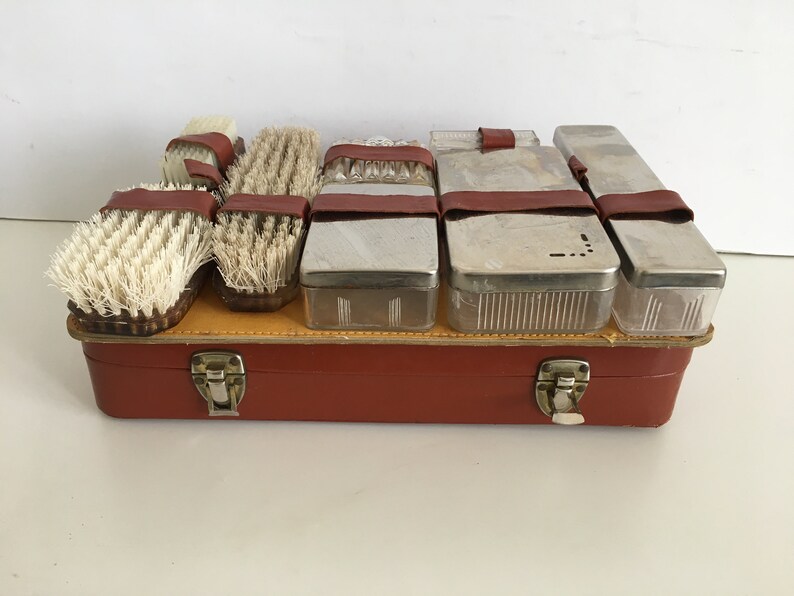 Vintage Shaving Vintage Shaving Kit Shaving Set Travel Etsy