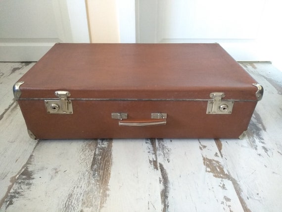Antique suitcase - Vintage suitcase - Vintage Lugg
