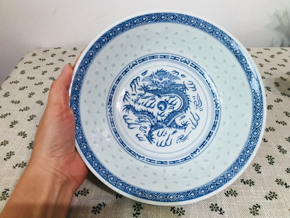 Plates Vintage Rice Grain Large Plate! Home & Living etna.com.pe