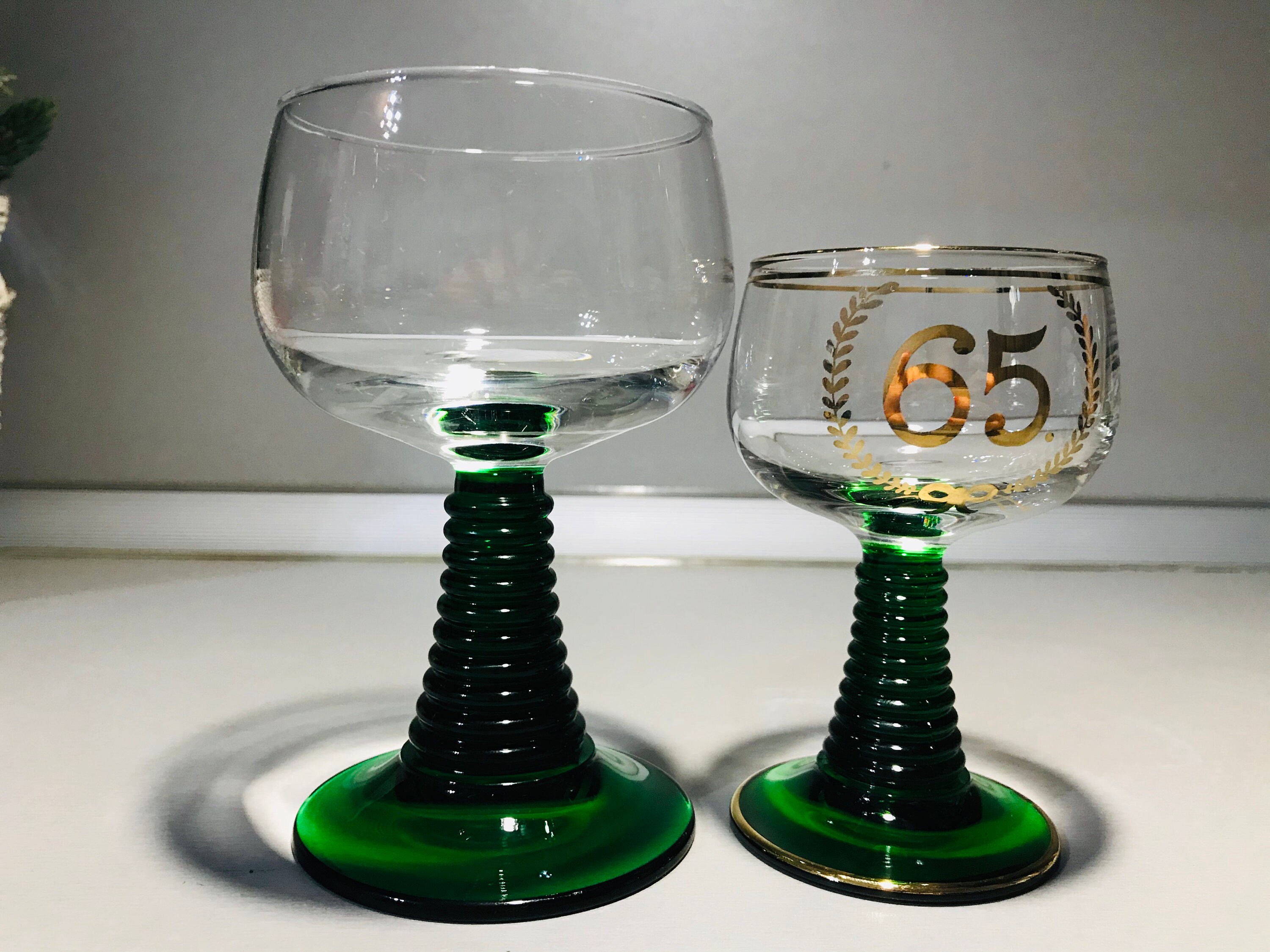 ドイツ レーマー杯】 ワイングラス 19世紀末～20世紀初期 O0717A