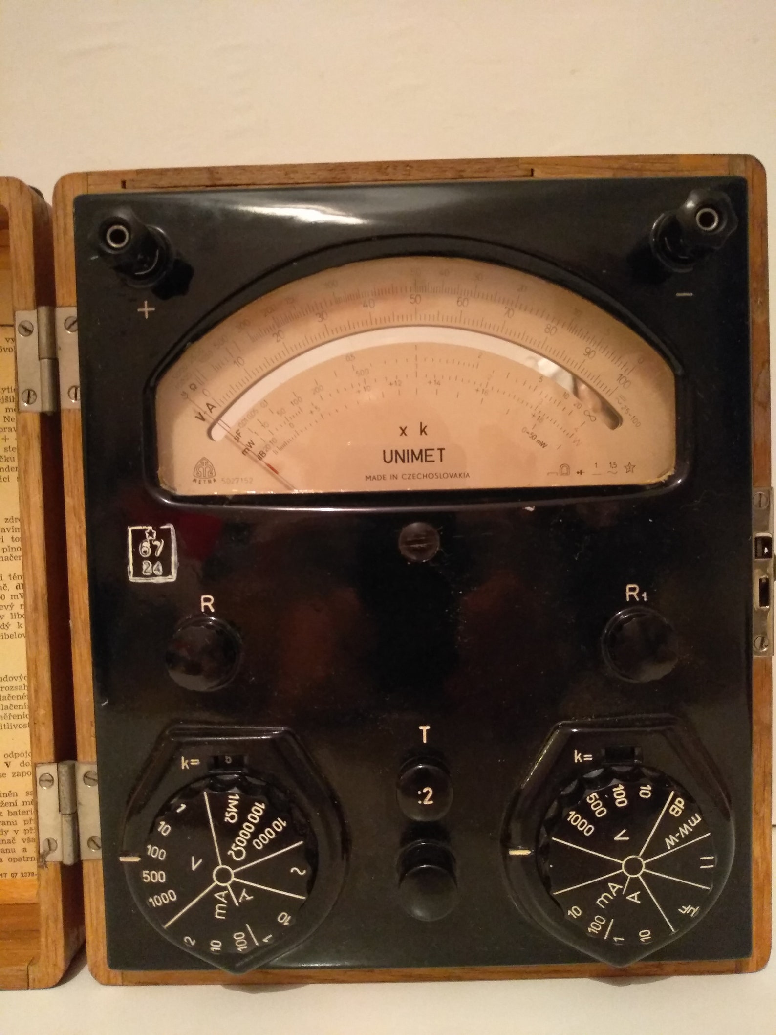 Voltmeter Vintage Vintage Ammeter Voltmeter Electrical Etsy