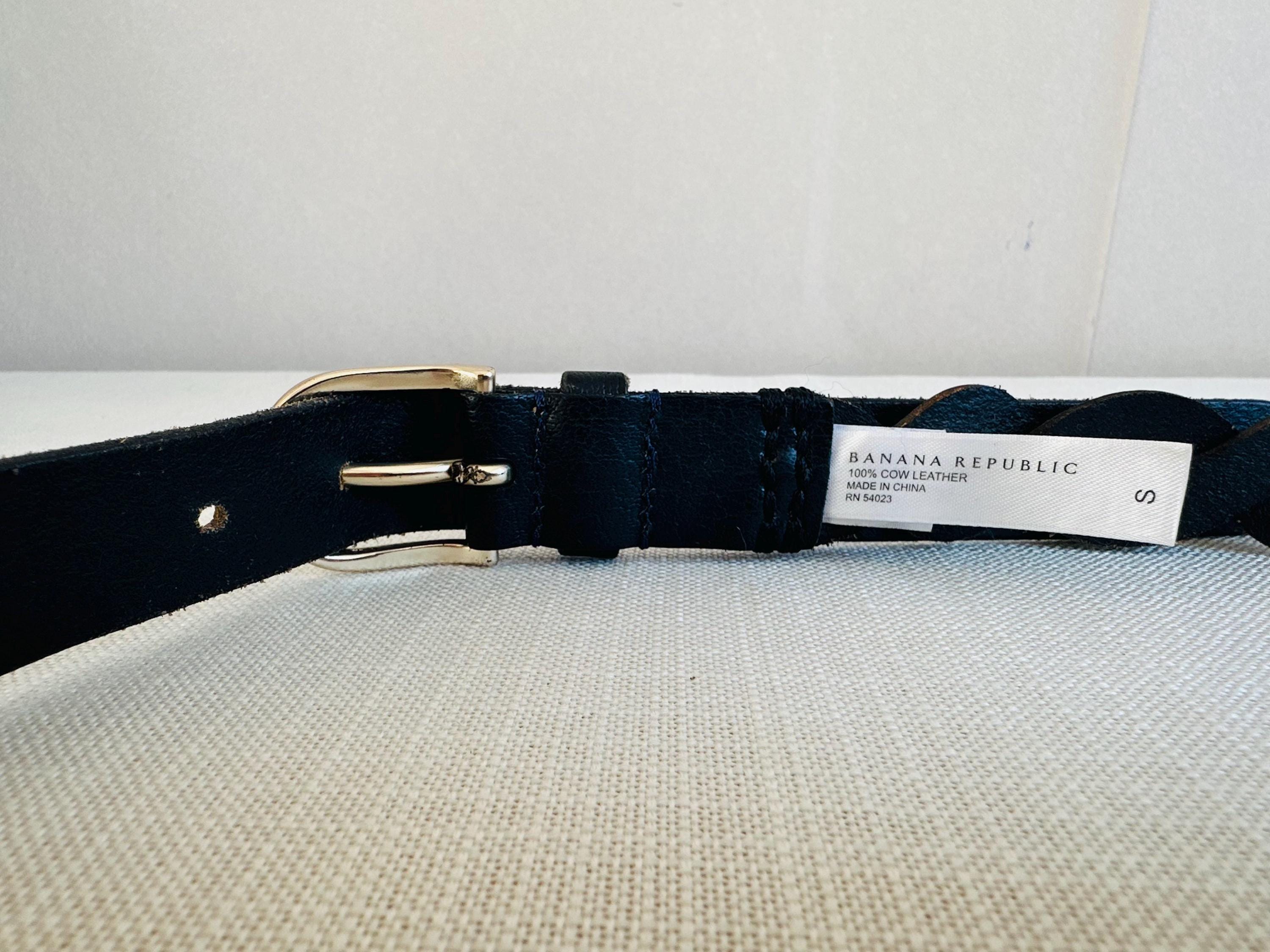 BANANA REPUBLIC Cow Leather Belt - Etsy