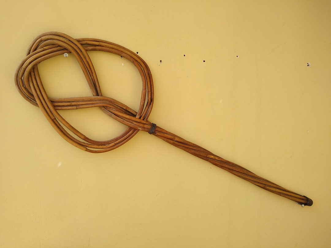 Vintage Style Carpet Rattan Rug Beater Beater Carpet Etsy