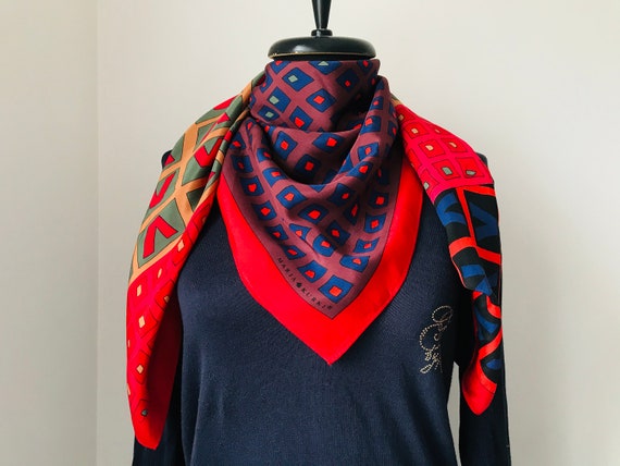 MARJA KURKI silk scarf - Designer silk scarf - image 4