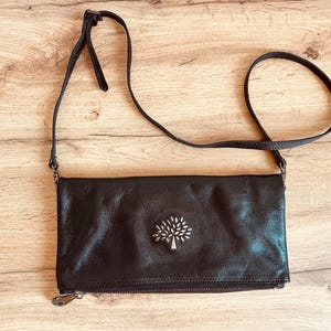 MULBERRY leather bag - Foldover crossbody bag - (2)