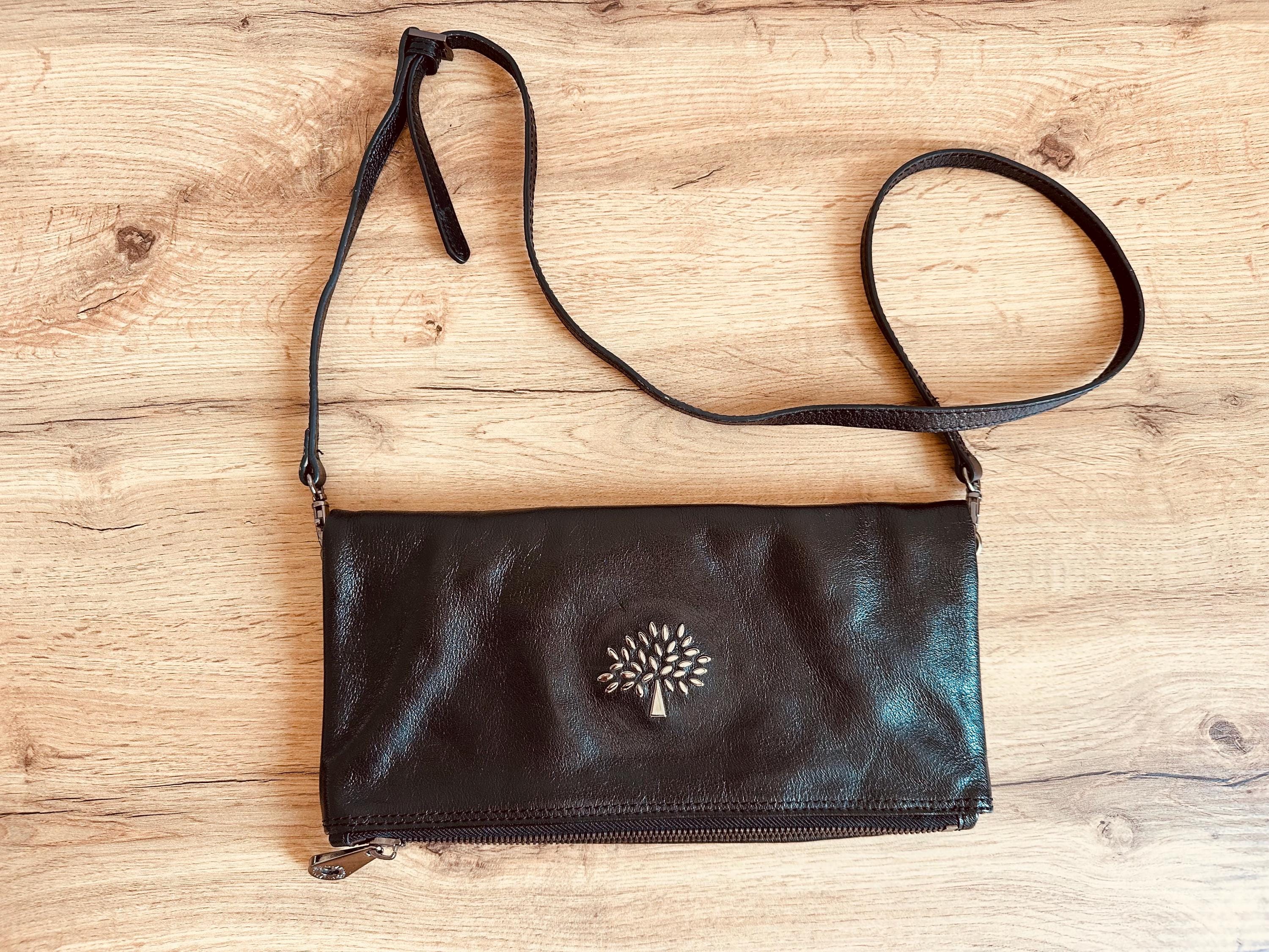 MULBERRY Leather Bag - Foldover Crossbody Bag - (2) - Etsy