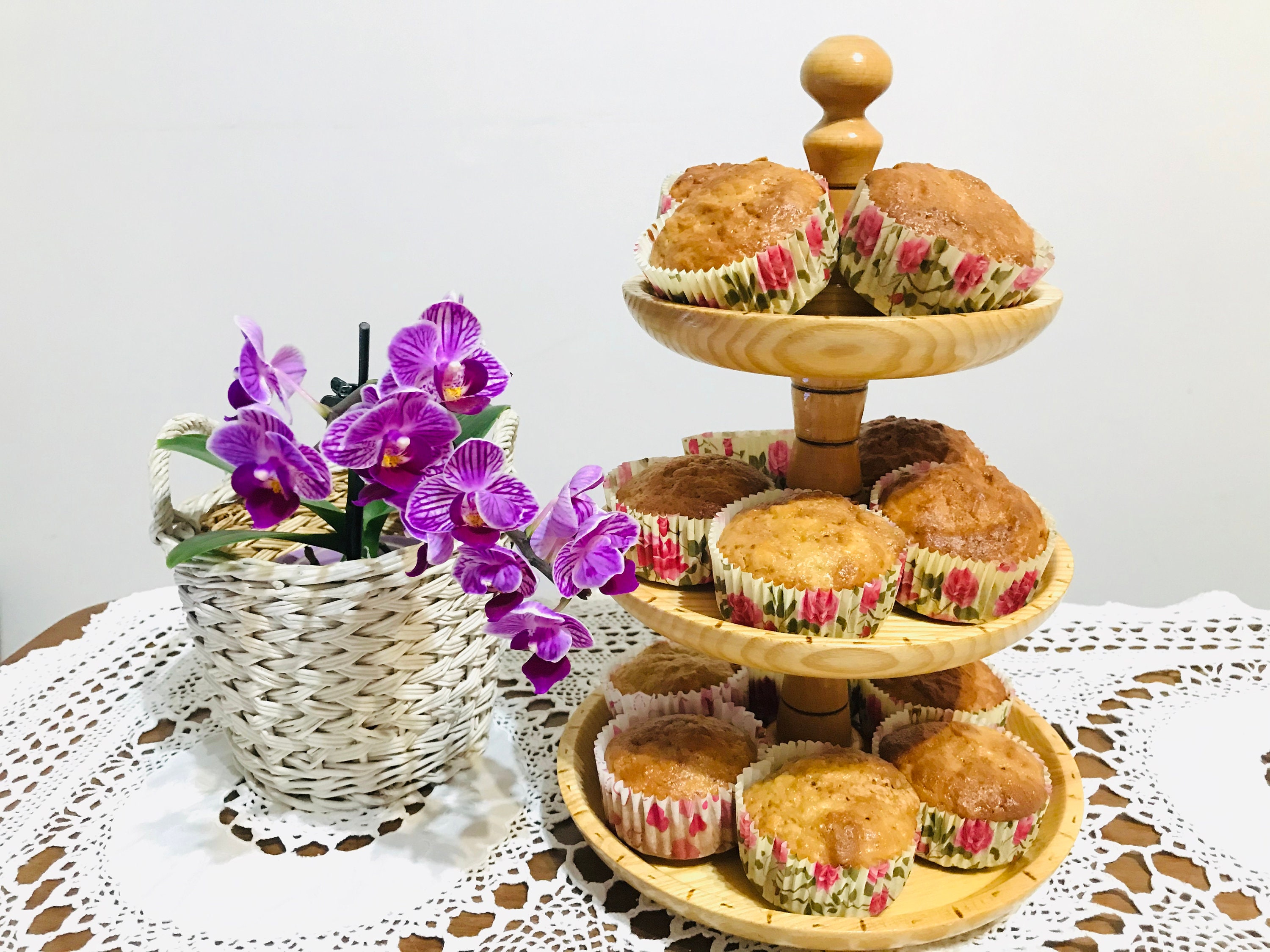 Muffin Tresor De L Ocean My Cafe Plateau en bois à trois niveaux - Etsy France
