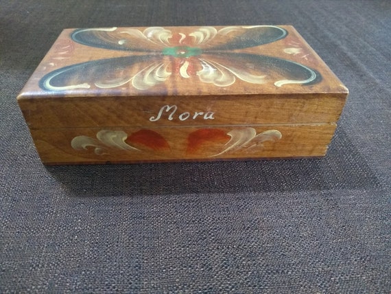 Vintage wooden box - Handmade Wooden Box - Wooden… - image 2
