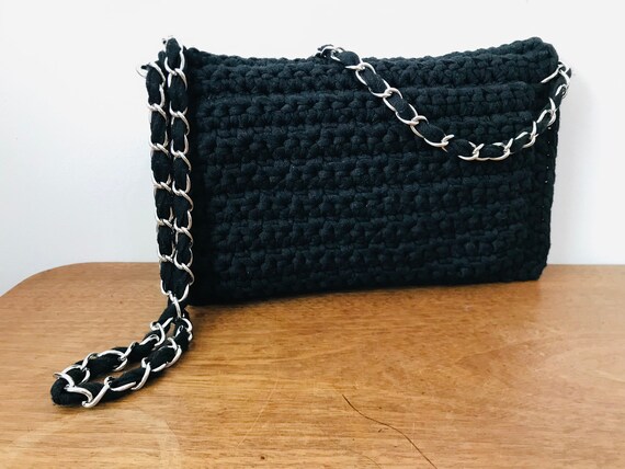 Bolso crochet negro new arrivals