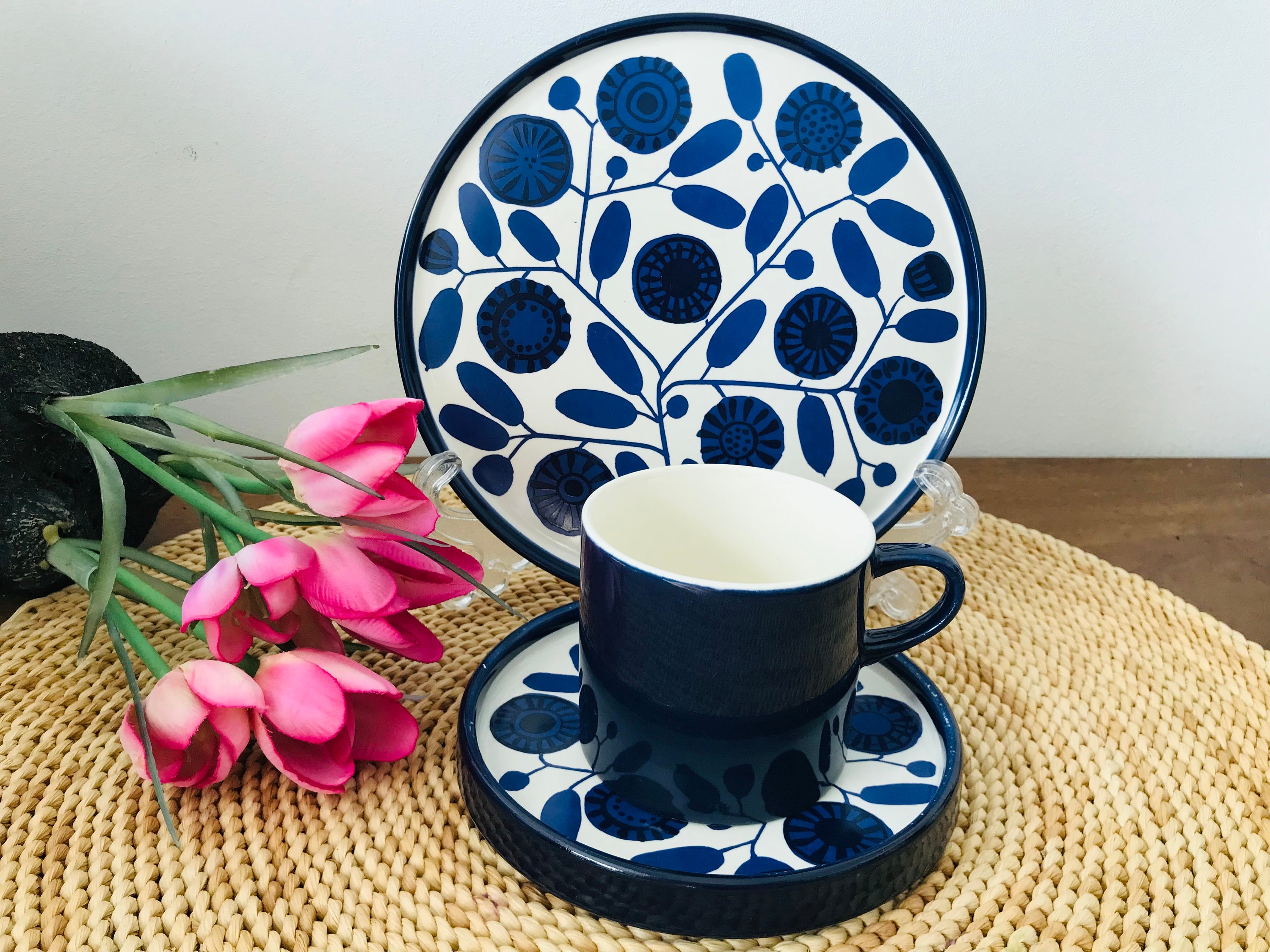 Vintage Set of Melitta Stockholm - Melitta Coffee Cup and Side