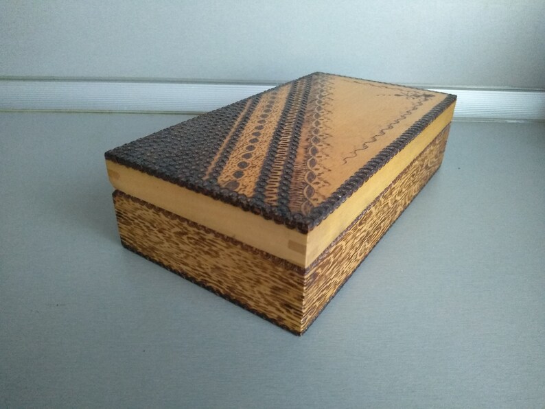 Retro box Memory Box Home decor Vintage wooden box Vintage box Jewelry box Vintage handmade wooden box Vintage Pyrography box