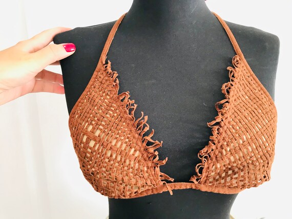 Banador vintage LA PERLA marron Etsy Espana