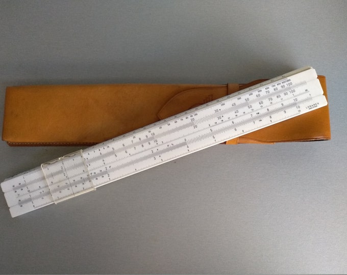 Logarex - Vintage Logarithmic Ruler - Analog Calculator - Old Ruler ...