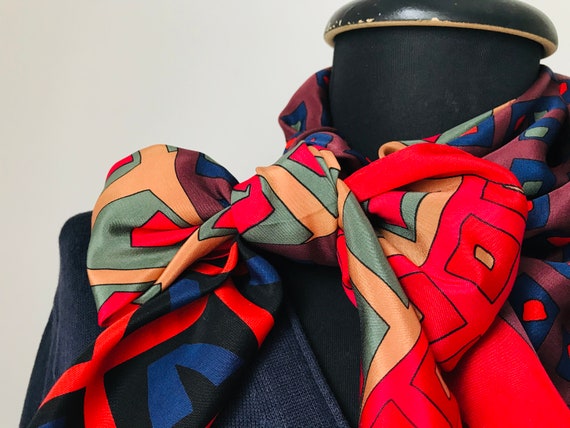 MARJA KURKI silk scarf - Designer silk scarf - image 3