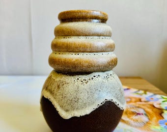 Vintage Scheurich Lava Vase: West German MCM Pottery No 209-18 - Etsy