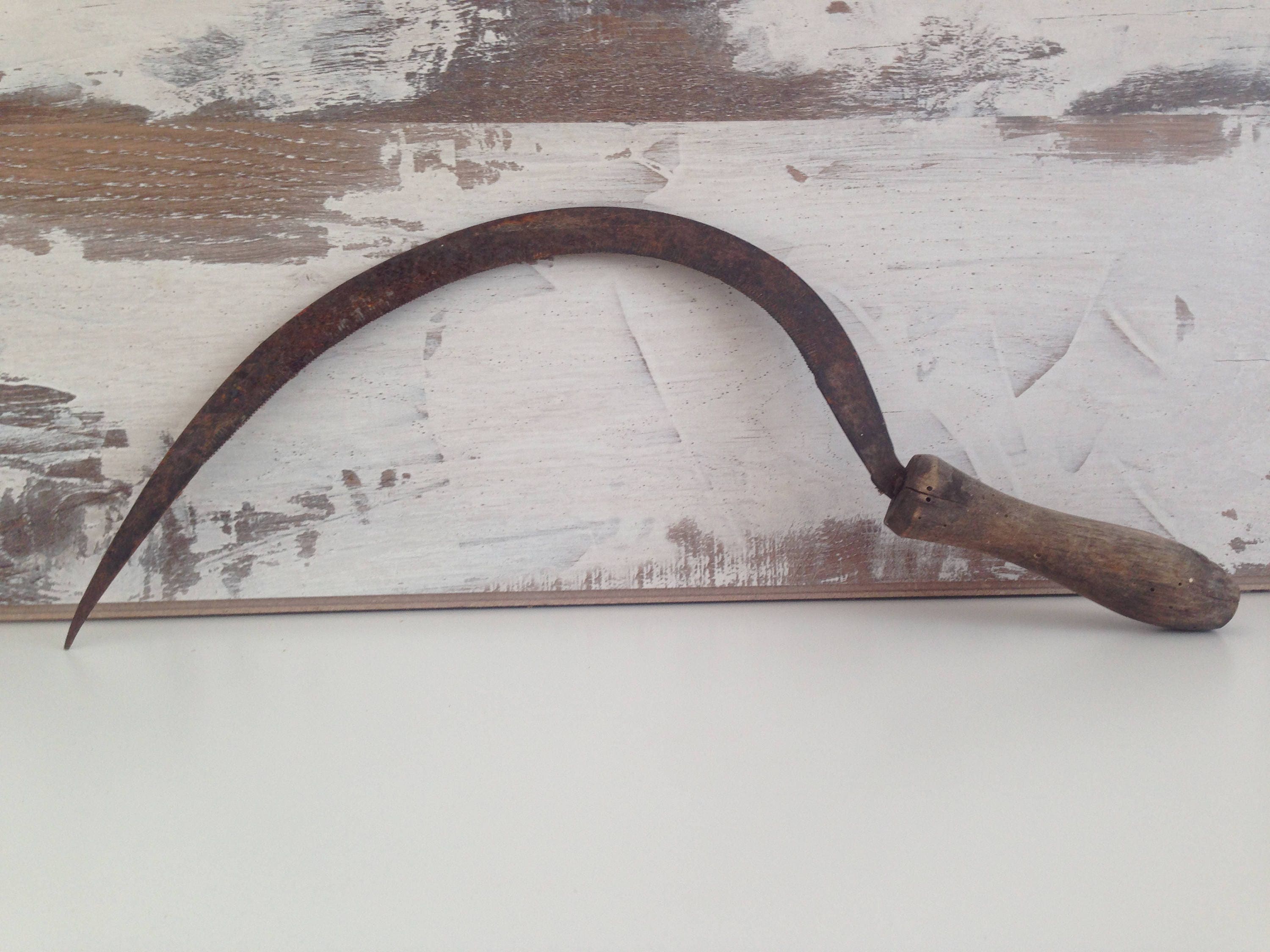 Antique sickle Vintage sickle Old reaping Hook Antique Etsy
