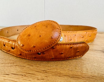 Ostrich belt