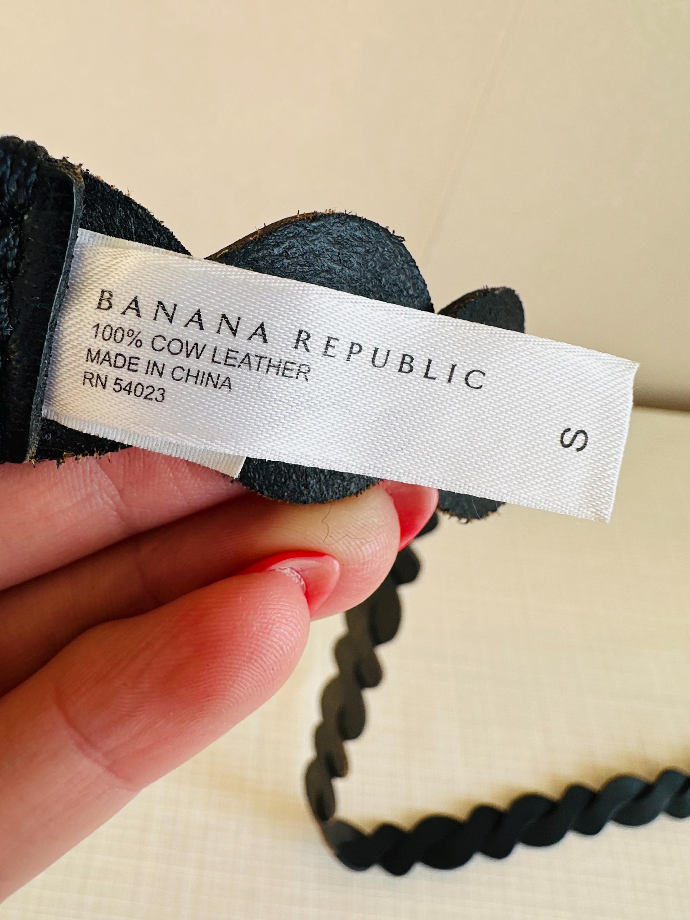 Banana Republic belt cow leather Medium Tumbled Leather Belt | Banana Republic main image 2