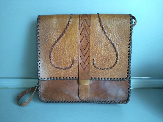 Vintage Genuine leather bag - Bag Of Genuine Calf… - image 3