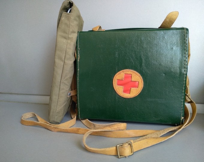 Bag Vintage Military Medical Bag Medical Tools Bag Emergency Doctors