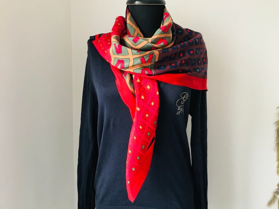 MARJA KURKI silk scarf - Designer silk scarf - image 10