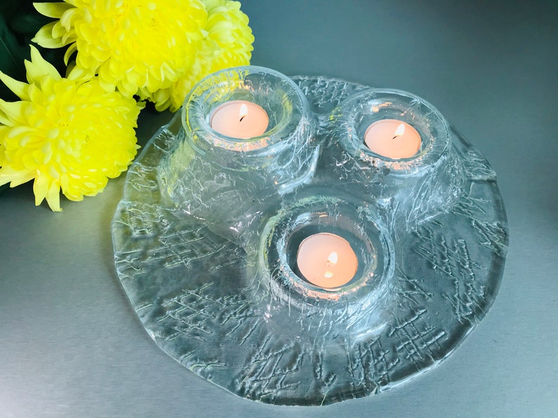 Vintage Muurla Candlestick Meri Lasi Volcano Candle Holder Etsy