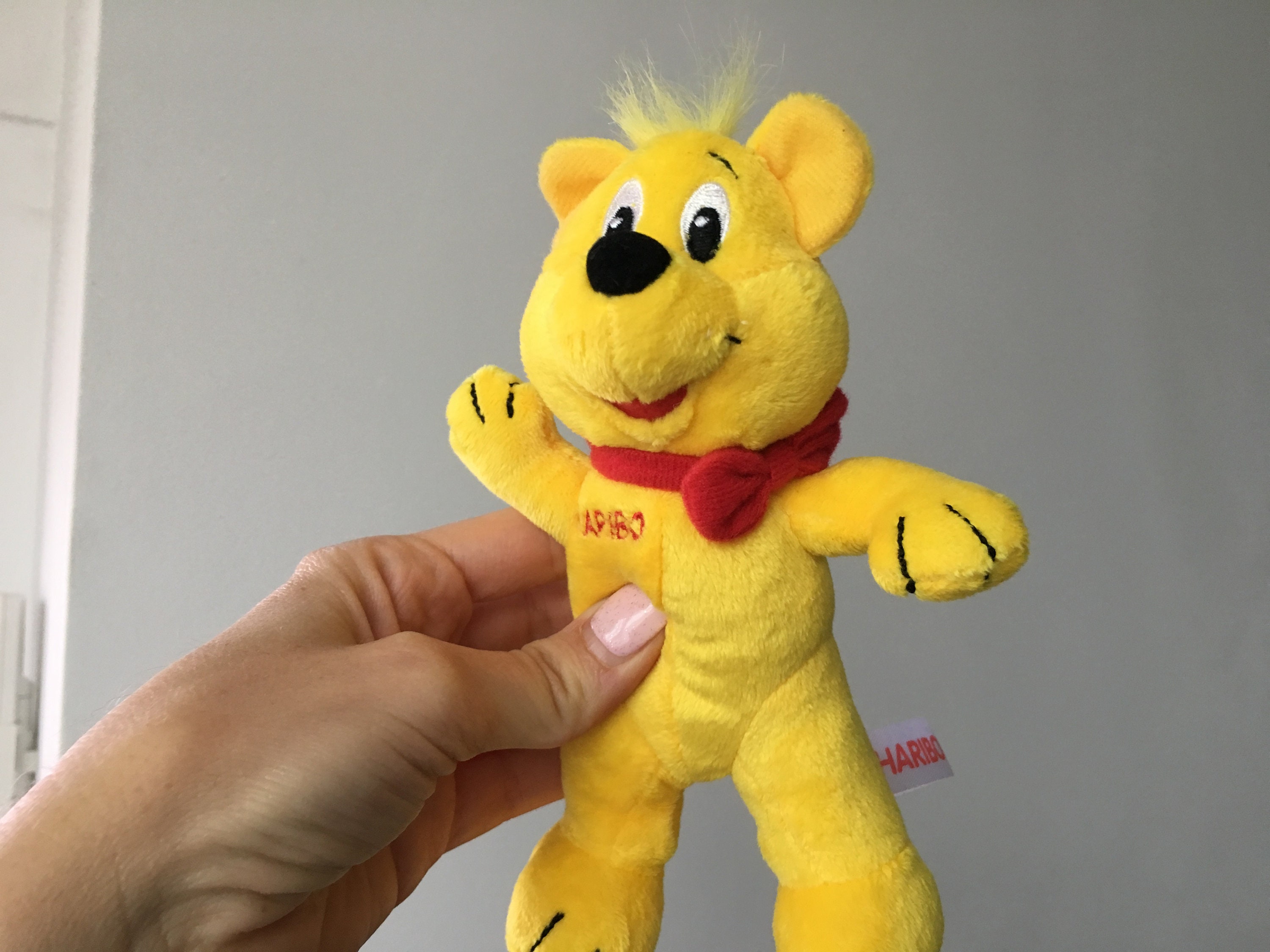 HARIBO bear toy Haribo yellow plush bear toy Yellow bear Etsy