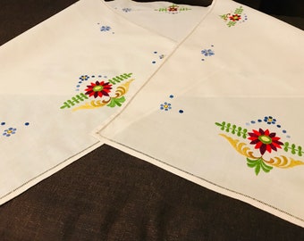 海外販売 Vintage テーブルセンター 手刺繍 【公式通販】