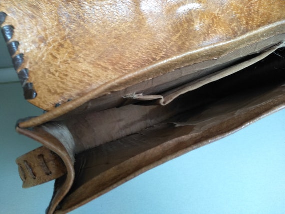 Vintage Genuine leather bag - Bag Of Genuine Calf… - image 6