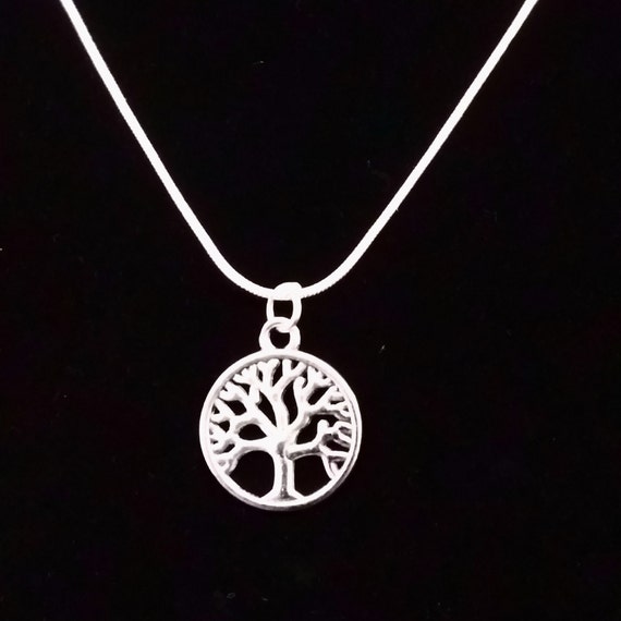 Amazon.com: S925 Sterling Silver Tree of Life Necklace