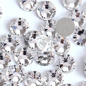 CLEAR Glass Crystal Rhinestones, ss6, ss12, ss16, ss20, Flatback, 1440 pcs, Bulk, 10 GROSS, bling, Rhinestones, embellishment