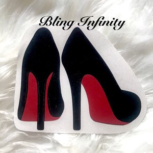COLOR Bottom heels LAYERED color Vinyl Decal, Mug decal, Wine glass decal, decal, Tumbler decal, Car decal, Laptop decal ,Cup decal