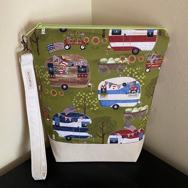 Patriotic Campers Project Bag