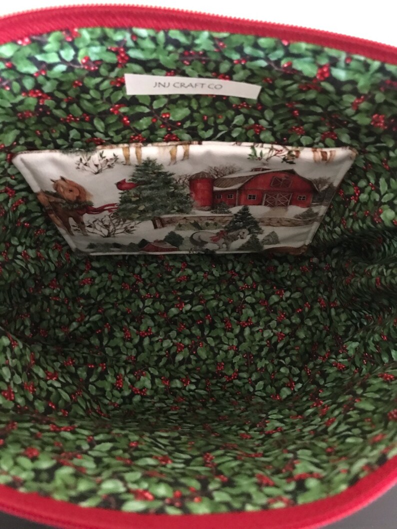 Christmas Forest Project Bag