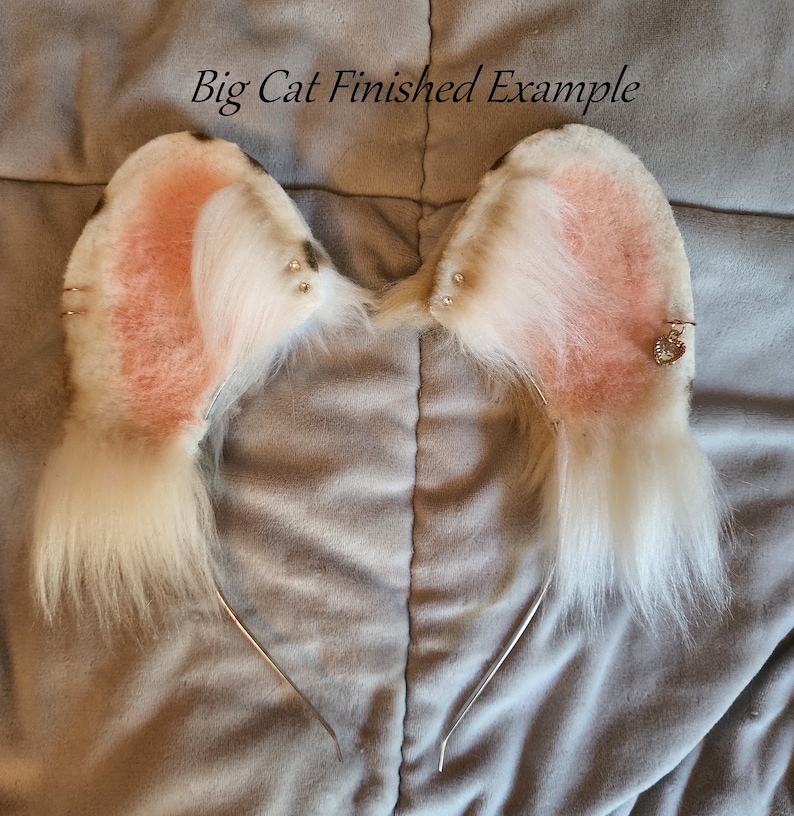 Build Your Own Ears: Big Cat/round Style - Etsy