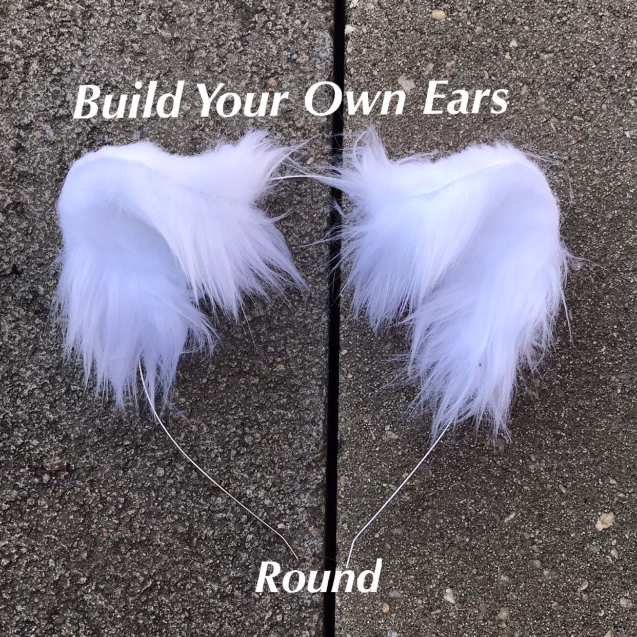 Build Your Own Ears: Big Cat/round Style - Etsy