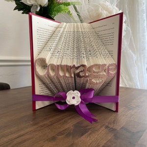 Personalized Folded Book Art - Birthday Gift - Best Friend Gift - Wedding Gifts - Paper Art Gift - Book Sculpture - Father’s Day Gift