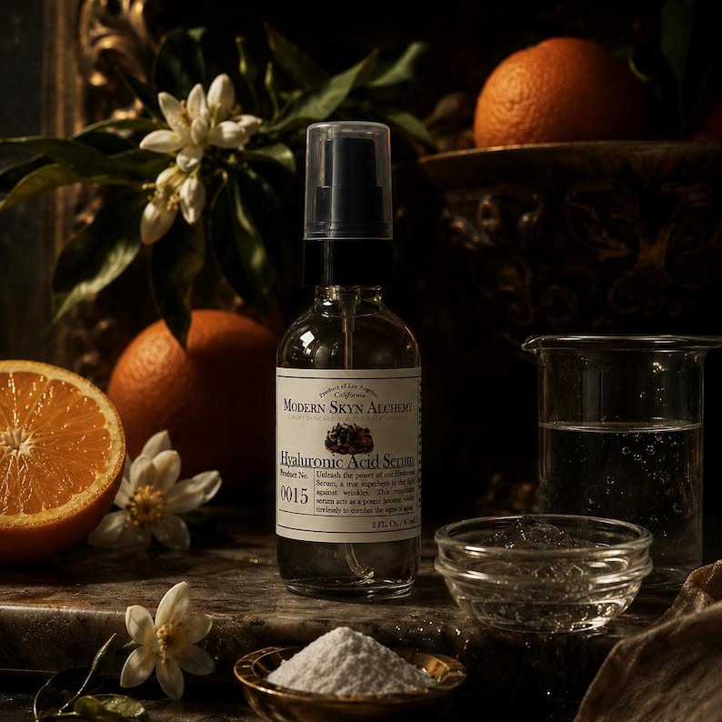 Serum z kwasem hialuronowym | Nawilżające serum do twarzy | Serum do twarzy do skóry suchej | Serum ujędrniające | Naturalna pielęgnacja skóry zdjęcie 1