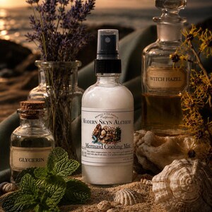 Cooling Face Mist | Peppermint Lavender Spray | Facial Mist | Body Mist | Aloe Vera Cooling Spray