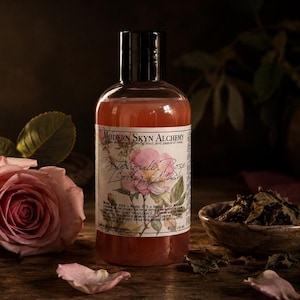 Rose & Patchouli Body Wash | Natural Body Wash | Moisturizing Shower Gel | Botanical Body Cleanser
