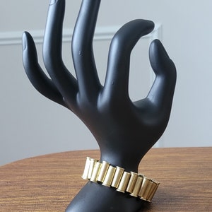 Handmade .22 LR Shell Casing Bracelet | Brass Detailing & Art Deco Design