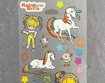 VINTAGE RAINBOW Brite Sticker | 80s Stickers | Starlite Twink Moonglow | Saturday Morning Cartoon | Embellishment | Paper Crafting | E3993